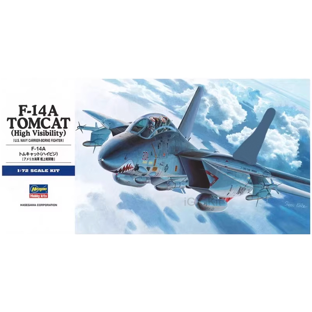 Model Kit Hasegawa - 하세가와 00533 1:72 스케일 미국 F14