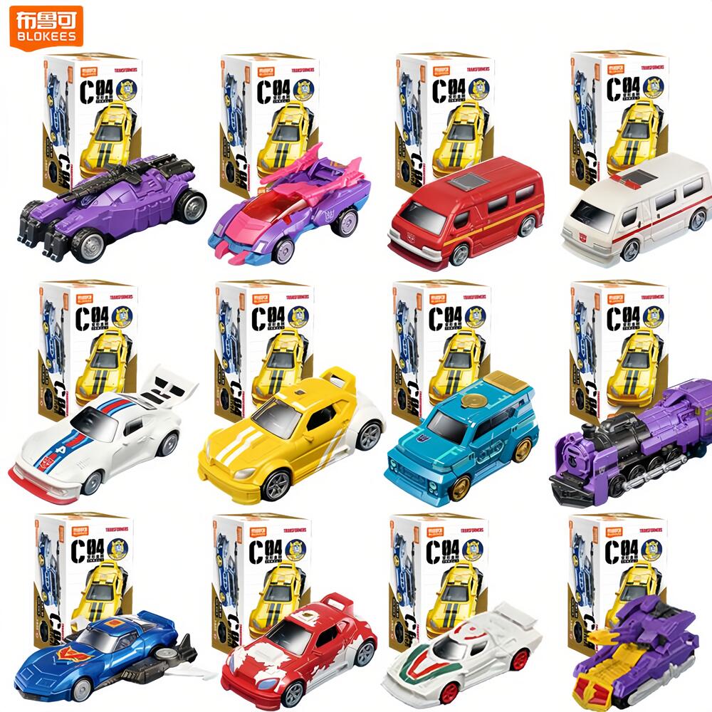 Model Kit Transformers Blokees - 블로키즈 트랜스포머 C04-12PCS G1 범블비 사운드웨이브
