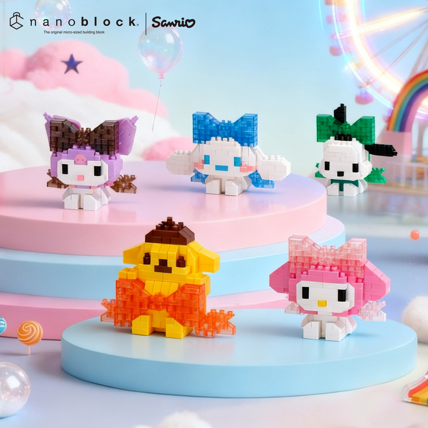 Model Kit Japan - 나노블록 산리오 마이크로 빌딩 블록 정품
