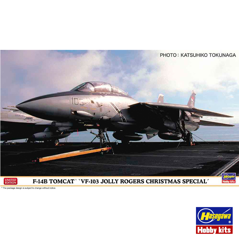 Model Kit Hasegawa - 미국 F-14B 톰캣 VF-103 해적 깃발용
