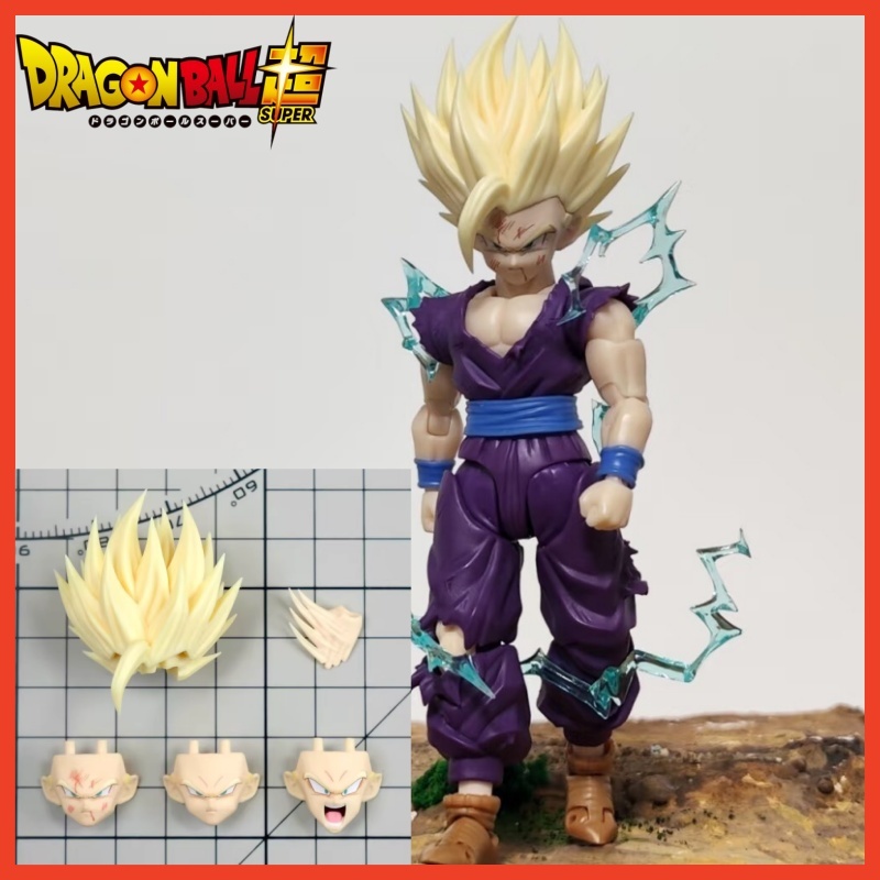 Model Kit Dragon Ball - 핫 드래곤볼 Z SHF 고한 헤어