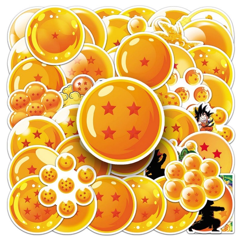50pcs 드래곤 볼 PVC 스티커 만화 애니메이션 슈 - Model Kit Dragon Ball 리뷰 및 가격
