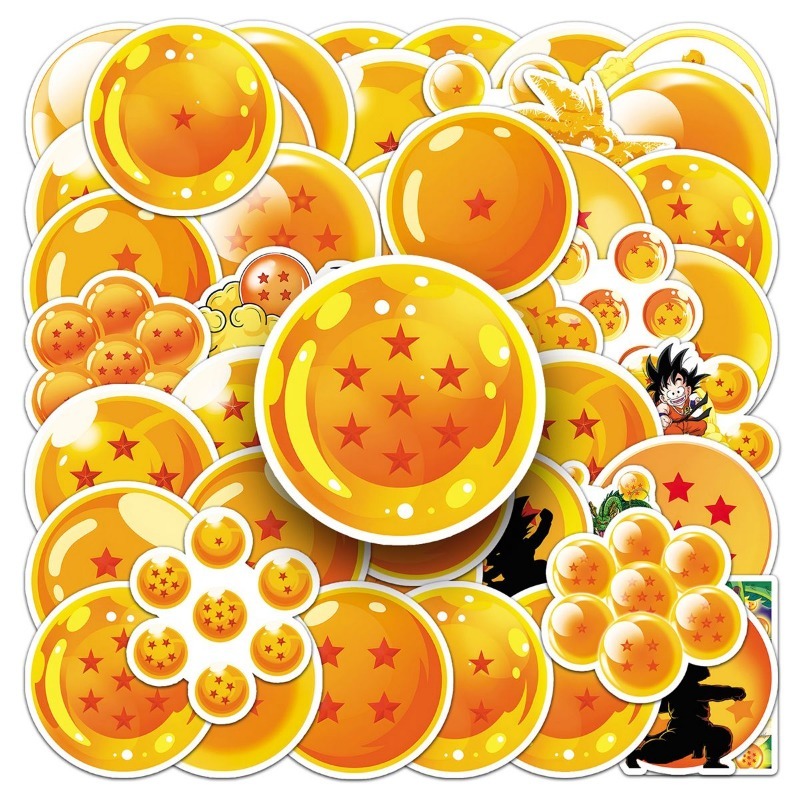 50pcs 드래곤 볼 PVC 스티커 만화 애니메이션 슈 - Model Kit Dragon Ball 리뷰 및 가격