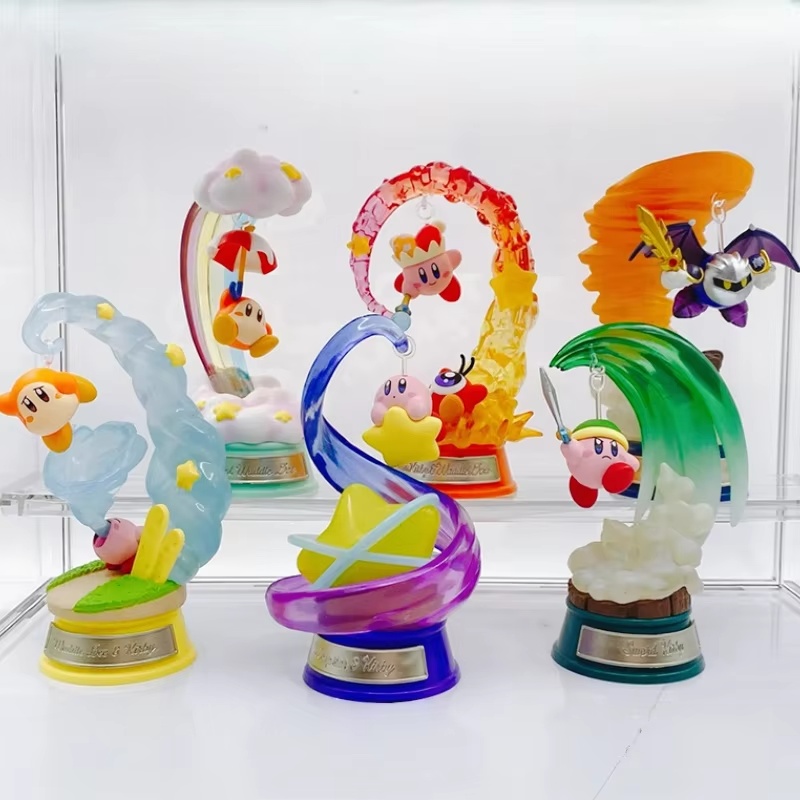 정품 Re-Ment 커비 풀 세트 피규어 스윙 커비 & - Model Kit Kirby 리뷰 및 가격