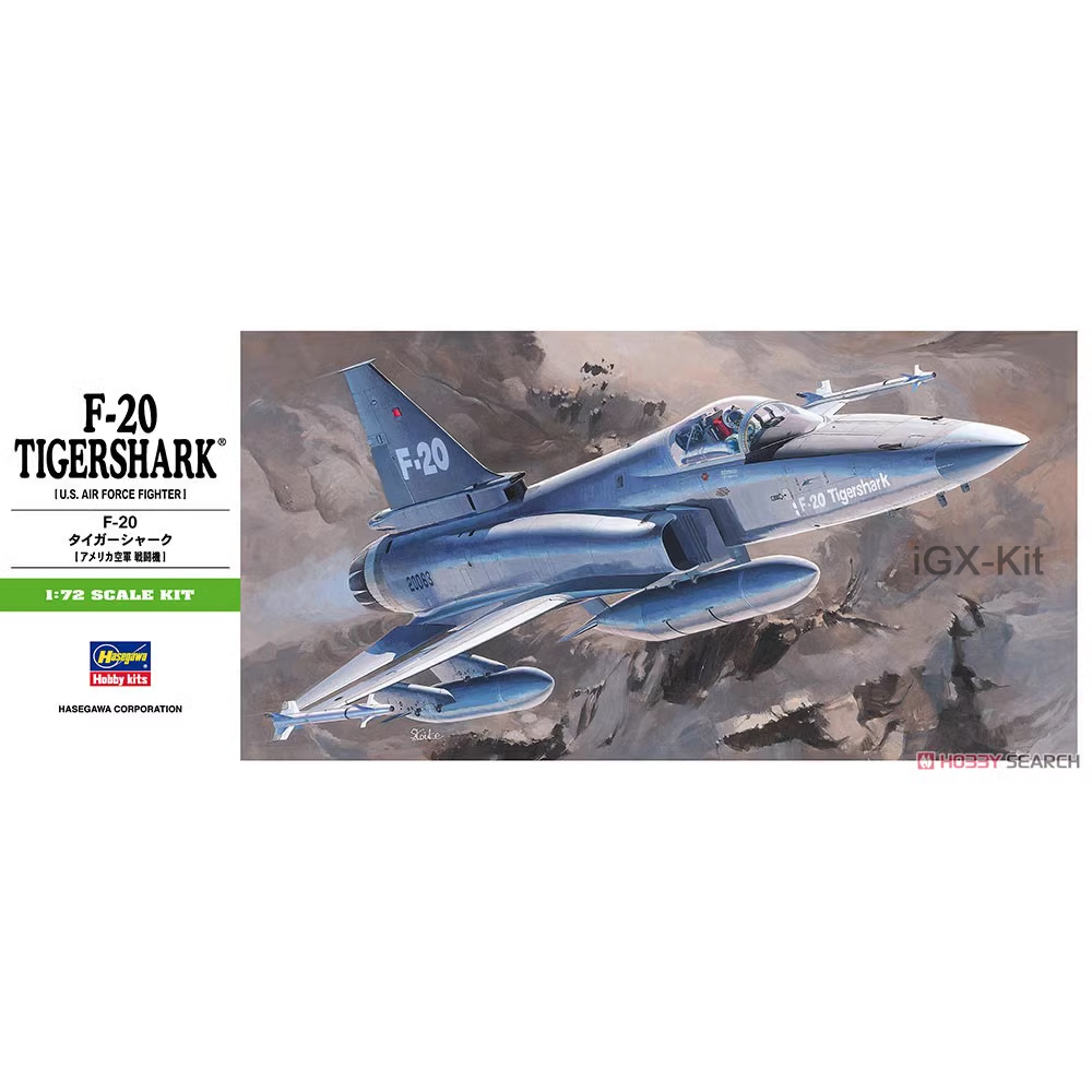 하세가와 00233 1/72 스케일 미국 F20 F-2 - Model Kit Hasegawa 리뷰 및 가격