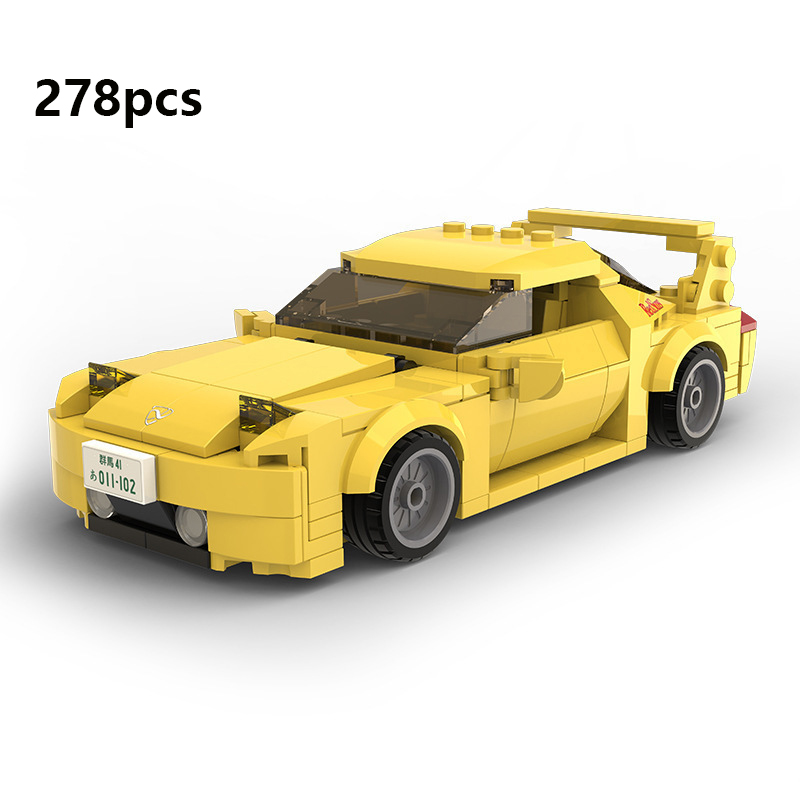 카다 이니셜 D 레이싱카 브릭 모델 조립식 빌딩 블록  - Model Kit Initial D 리뷰 및 가격