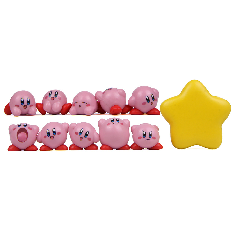 11 개/대 미니 커비 액션 피규어 어린이 장난감 애니 - Model Kit Kirby 리뷰 및 가격