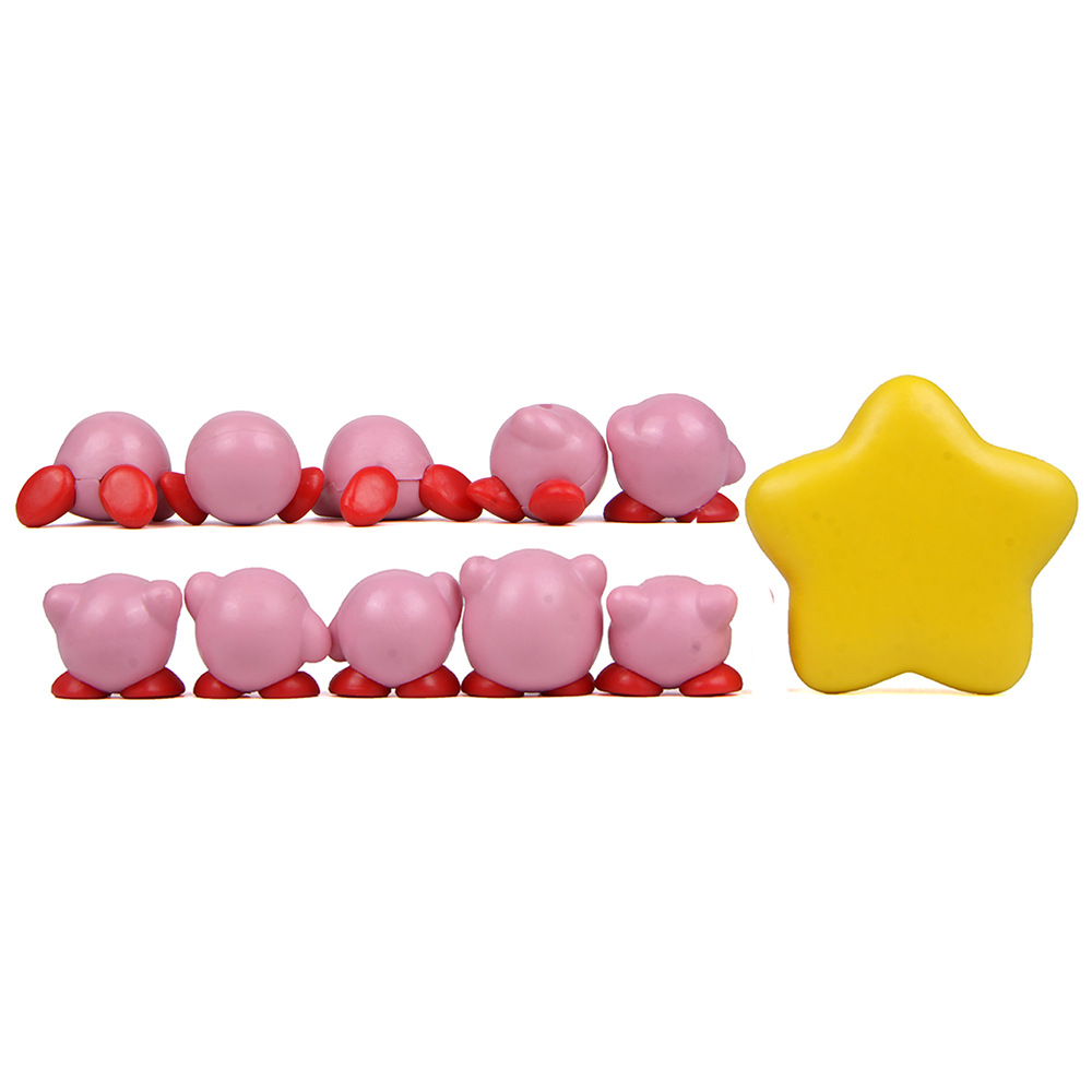 11 개/대 미니 커비 액션 피규어 어린이 장난감 애니 - Model Kit Kirby 리뷰 및 가격
