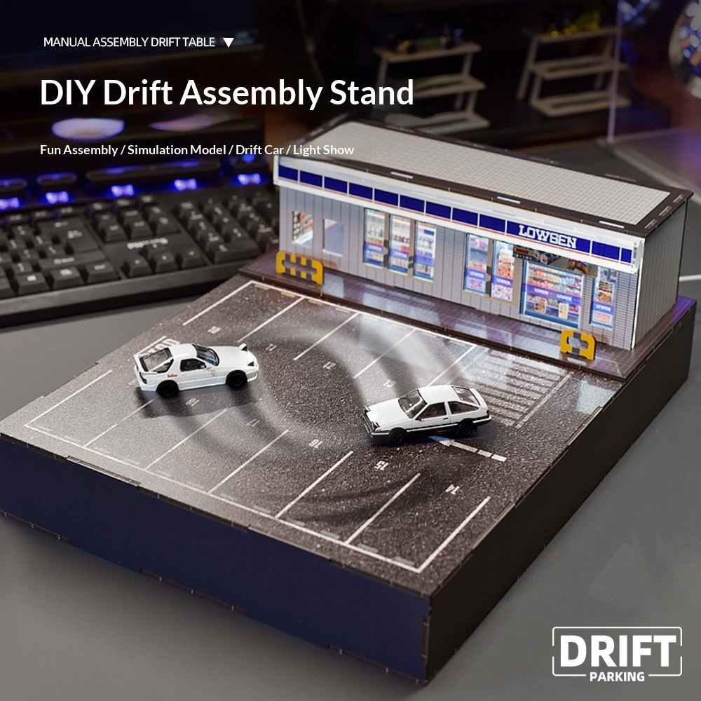 1:64 스케일 자동차 모델 자석 드리프트 스테이션 D - Model Kit Initial D 리뷰 및 가격