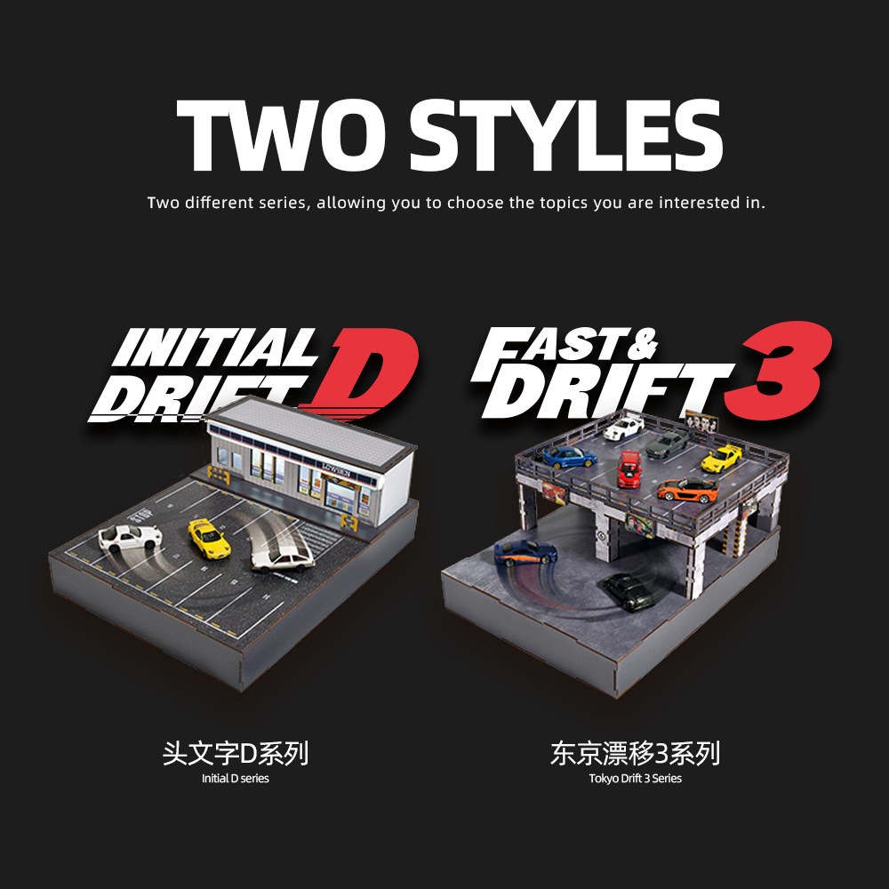 1:64 스케일 자동차 모델 자석 드리프트 스테이션 D - Model Kit Initial D 리뷰 및 가격
