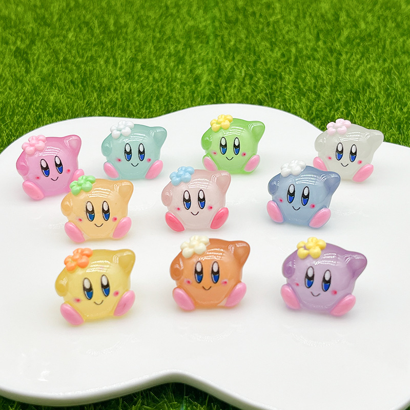 10pcs 만화 커비 빛나는 향기 Kawaii Diy  - Model Kit Kirby 리뷰 및 가격