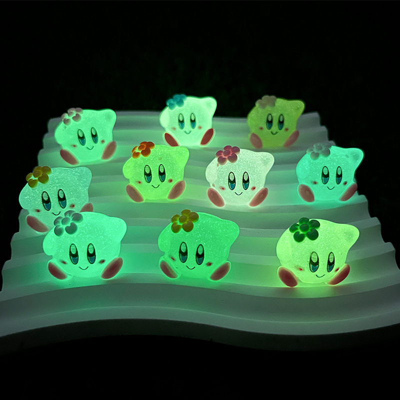 10pcs 만화 커비 빛나는 향기 Kawaii Diy  - Model Kit Kirby 리뷰 및 가격
