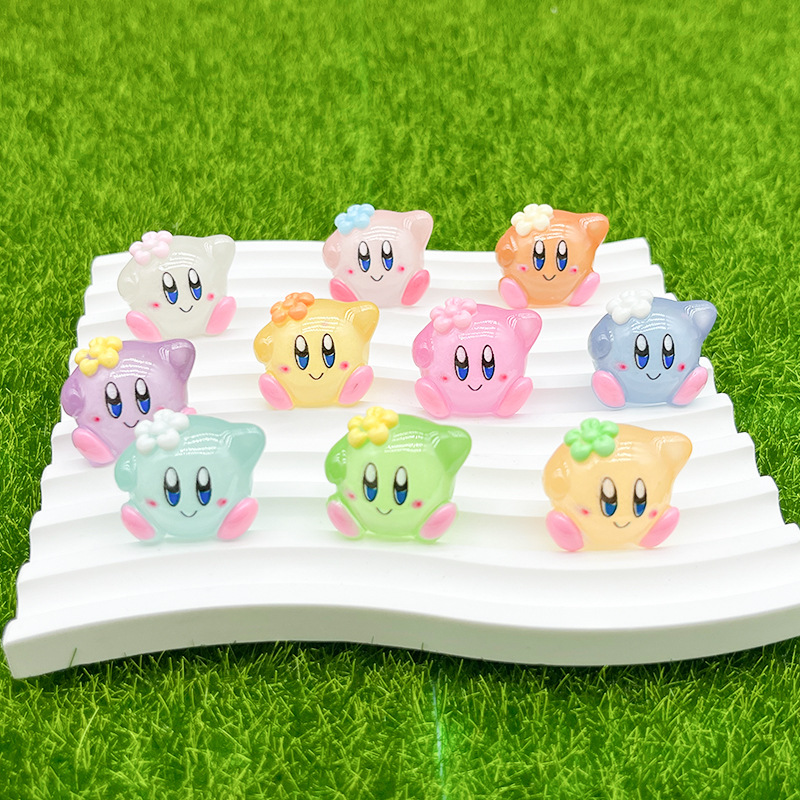 10pcs 만화 커비 빛나는 향기 Kawaii Diy  - Model Kit Kirby 리뷰 및 가격