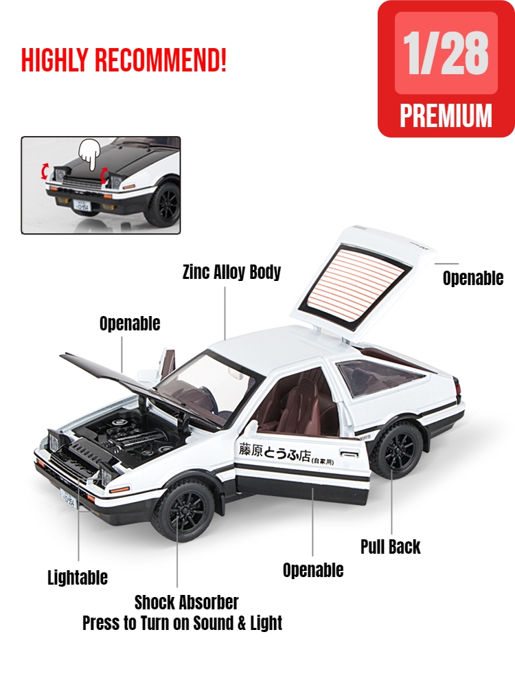 1/32 이니셜 D AE86 장난감 자동차 다이캐스트  - Model Kit Initial D 리뷰 및 가격