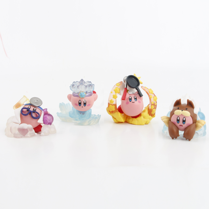 4개/세트 케이크 장식용 식품 비닐 인형 피규어 장난감 - Model Kit Kirby 리뷰 및 가격